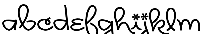 Rickles Font LOWERCASE