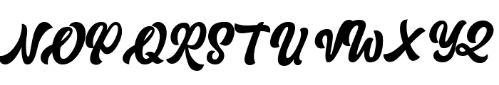 Rickon Regular Font UPPERCASE