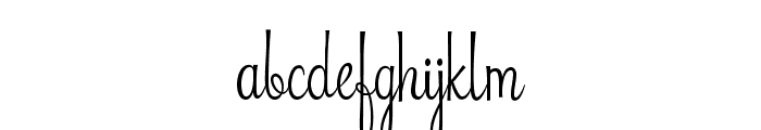 Riddle-Script Font LOWERCASE