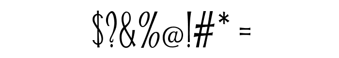 Riddle-Upright Font OTHER CHARS
