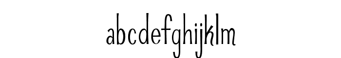 Riddle-Upright Font LOWERCASE