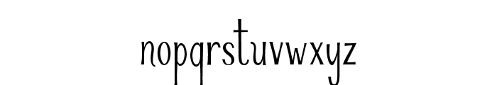 Riddle-Upright Font LOWERCASE