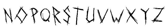 Riddler Regular Font LOWERCASE