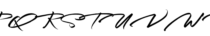 RidenationFreePersonalUse-Scrip Font UPPERCASE