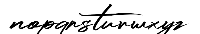 RidenationFreePersonalUse-Scrip Font LOWERCASE