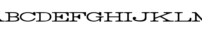 Rider Widest Ultra-expanded Light Font LOWERCASE