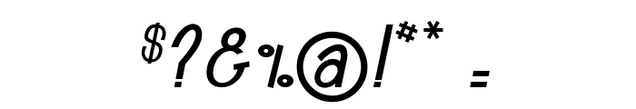 Ridiculous Font OTHER CHARS