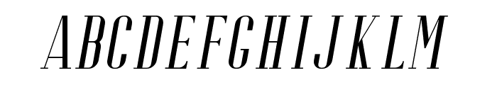 RiffleFree-Italic Font LOWERCASE