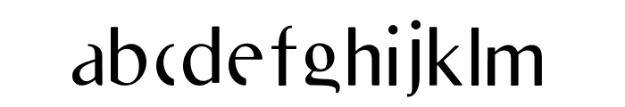 RighOn Font LOWERCASE