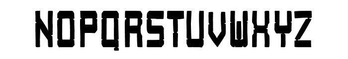 Right Block Font LOWERCASE