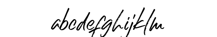 Right Gilligant Font LOWERCASE