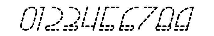 Right Hand RegularItalicDash Font OTHER CHARS