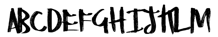 RightyMarks Font UPPERCASE