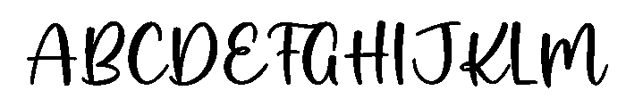 Rihana Font UPPERCASE