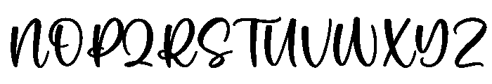 Rihana Font UPPERCASE