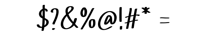 Rindang Alam Font OTHER CHARS