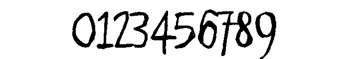 Ring singularity Font OTHER CHARS