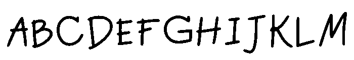 Ringaling Regular Font UPPERCASE