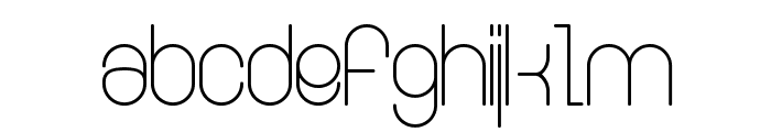 Ringer Light Font LOWERCASE