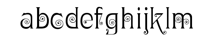 Ringlet-Regular Font LOWERCASE