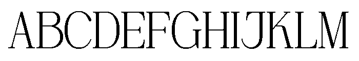 Rinovich Font UPPERCASE
