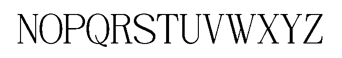 Rinovich Font LOWERCASE