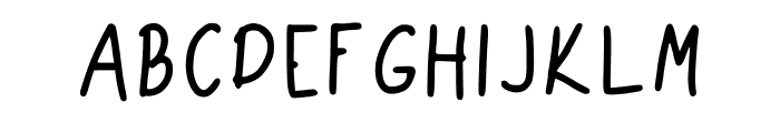 Rins Handwriting Regular Font UPPERCASE