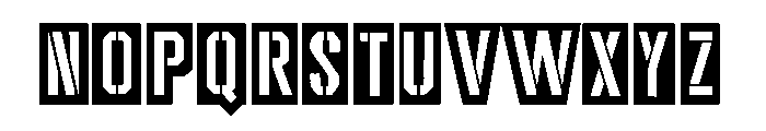Riot City Revolts! Font LOWERCASE
