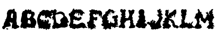 RiotActTwoBack-Regular Font LOWERCASE