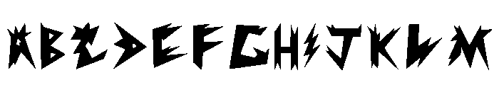 Ripjuant Regular Font UPPERCASE