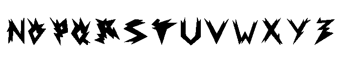 Ripjuant Regular Font UPPERCASE