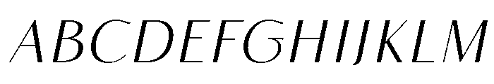 Rise of Beauty Demo ExtBd Ita Font UPPERCASE