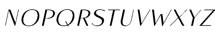 Rise of Beauty Demo ExtBd Ita Font UPPERCASE