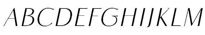 Rise of Beauty Demo SemBd Ita Font UPPERCASE