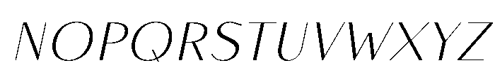 Rise of Beauty Demo SemBd Ita Font UPPERCASE