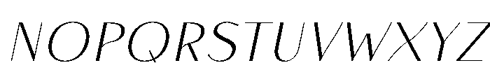 Rise of Beauty Demo SemBd Ita Font LOWERCASE