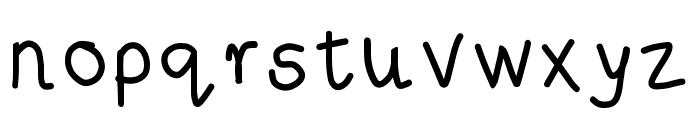 RiseStarHand-SemiBold Font LOWERCASE