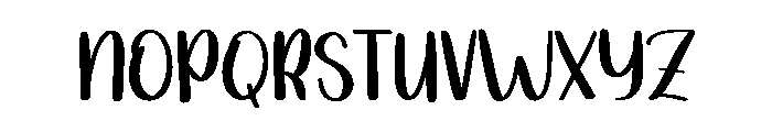 Riseup Two Font LOWERCASE