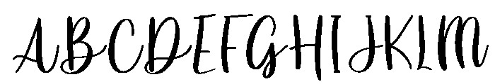 Riseup Font UPPERCASE