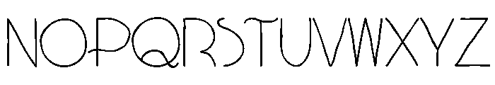 Rispa-dhdLight Font UPPERCASE