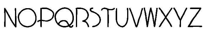 Rispa-dhdRegular Font UPPERCASE