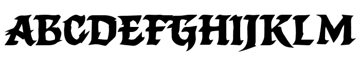 Ritual of the Witch Font UPPERCASE