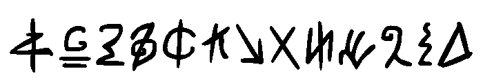 Rivworld Font Regular Font UPPERCASE