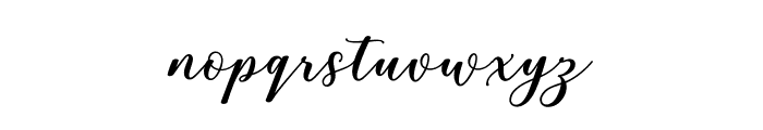 RixilineScript Font LOWERCASE