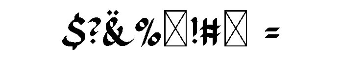Riyadoh Font OTHER CHARS