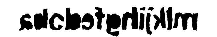 ripTRASH Font LOWERCASE