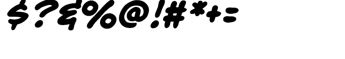 Richard Starkings Bold Italic Font OTHER CHARS