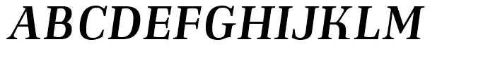 Richler Bold Italic Font UPPERCASE