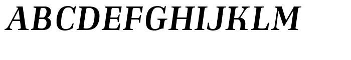 Richler Cyrillic Bold Italic Font UPPERCASE