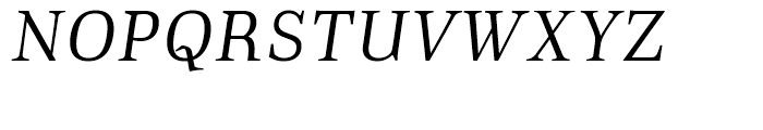 Richler Italic Font UPPERCASE